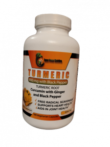 Turmeric Curcumin 1600mg 95% Curcuminoids BioPerine & Ginger Root Extract 180 Count